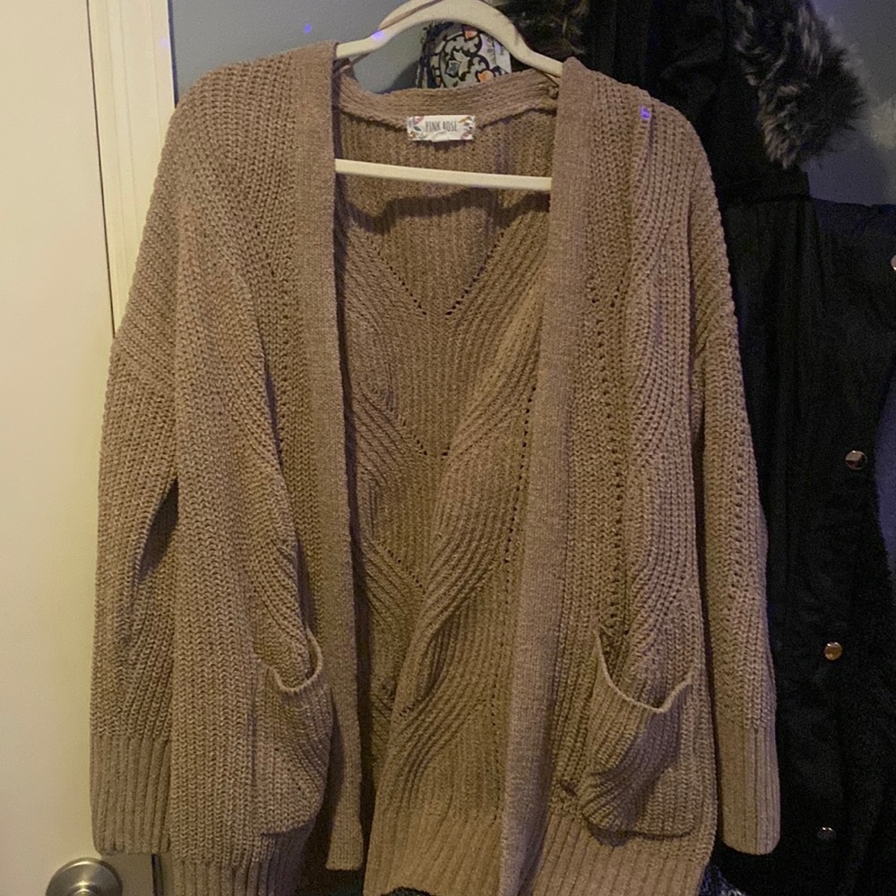 Tan Cardigan